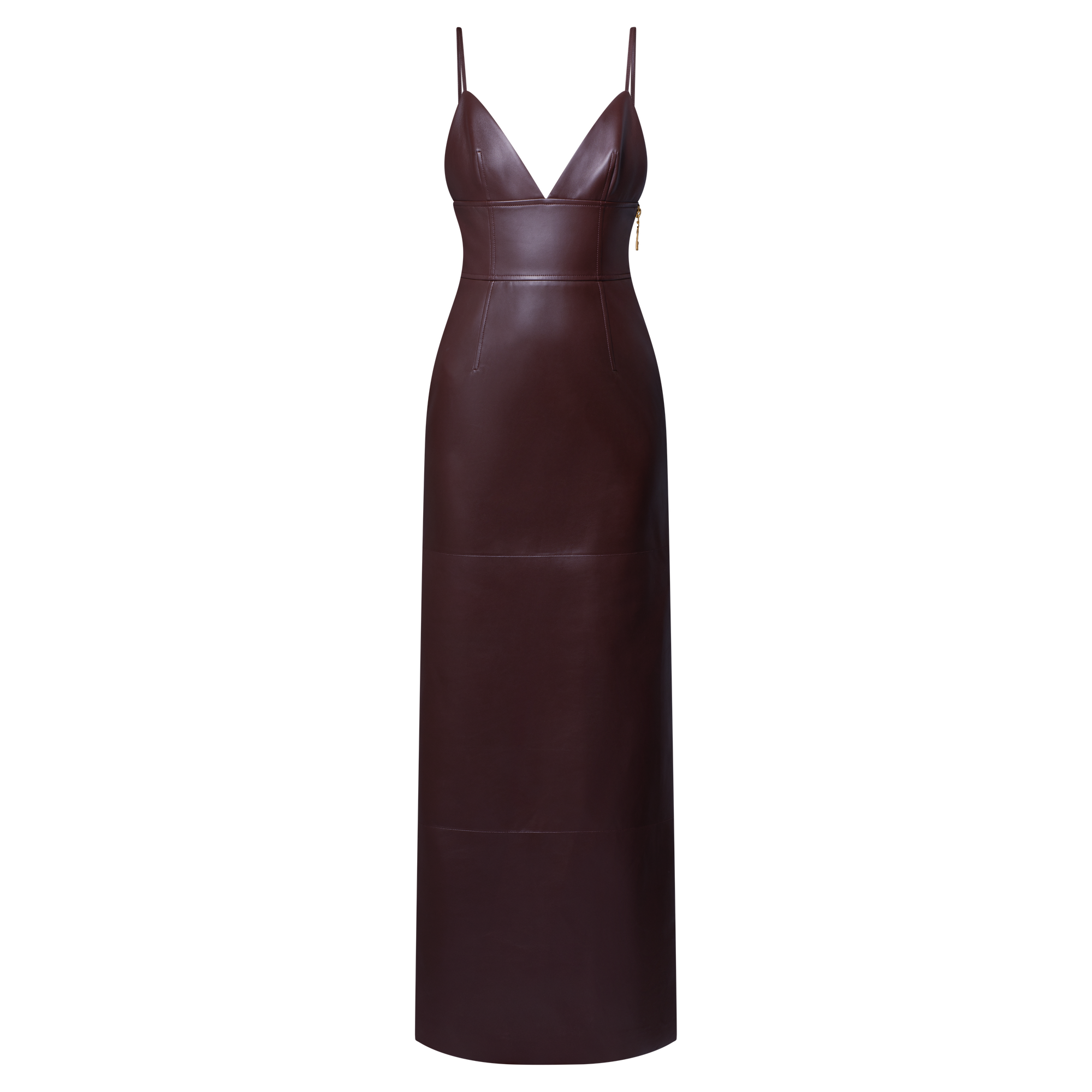 Long V-Neck Zipped Dress - Ready-to-Wear | LOUIS VUITTON